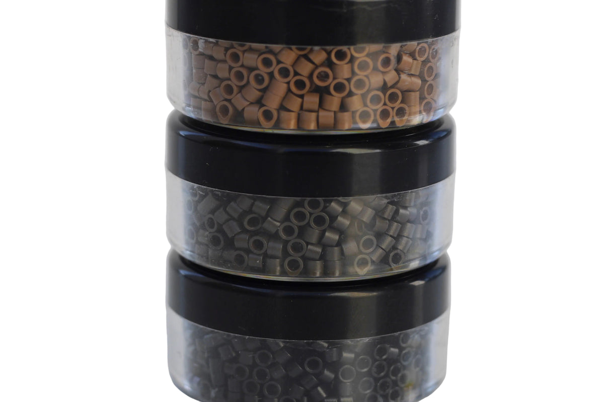 GVA Hair nickel-free aluminum beads for I-tip extensions