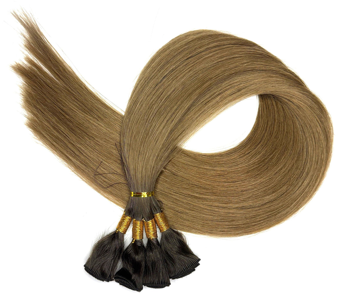 Hand-Tied Weft — 8WB — Beach Wave hair color swatch